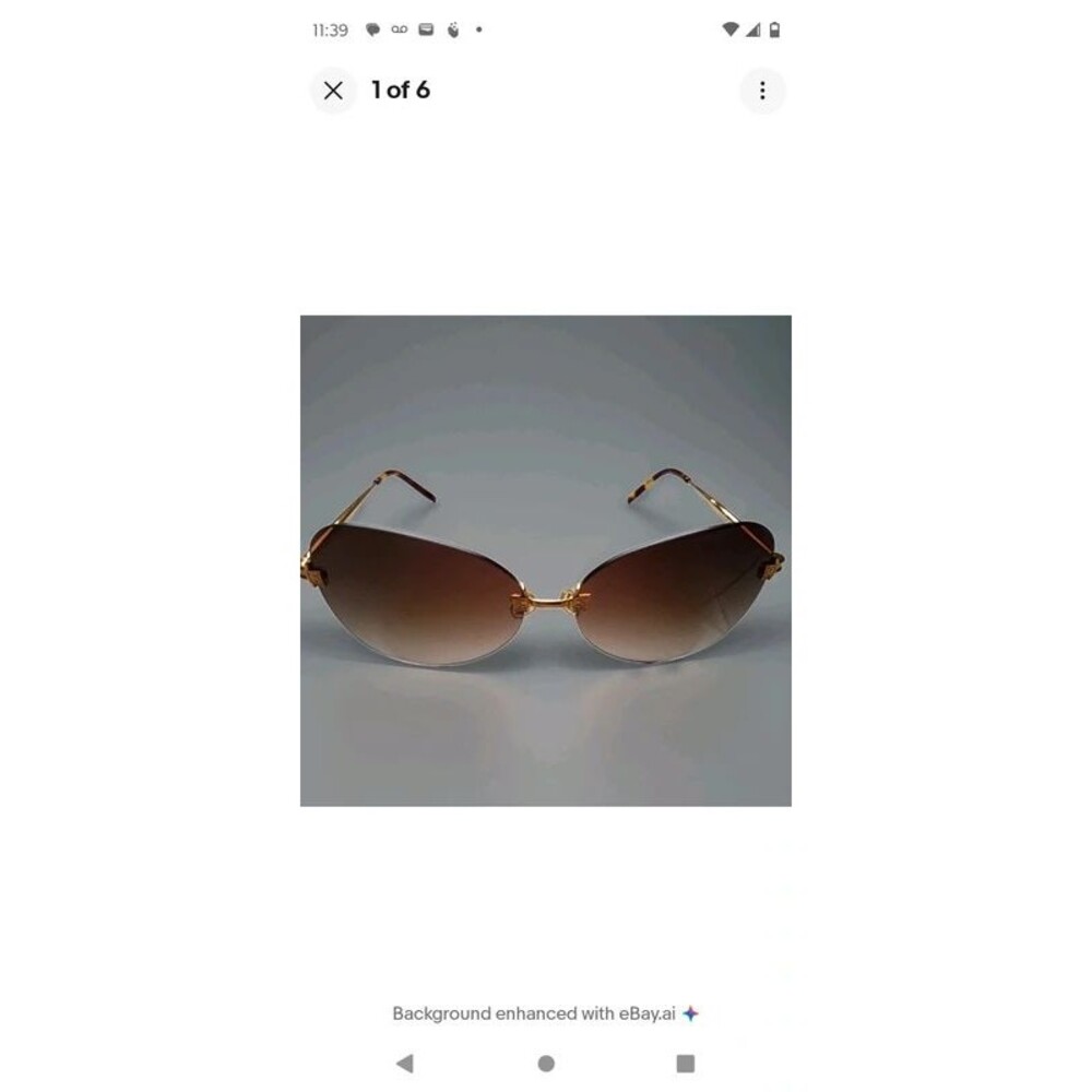 Elegant Luxury Madame Wildfox Sunglasses Women 65mm Rimless Butterfly EMTMAD000